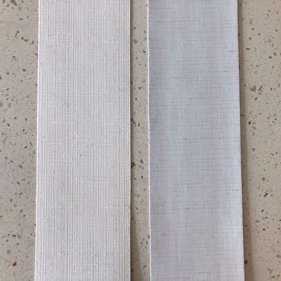 NEW White/ Off White Cloth Vertical Blinds - Picture 4 of 8